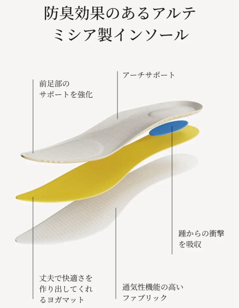 試着のみVIVAIA ポインテッドトゥ フラットシューズ 23.5 24 ビット