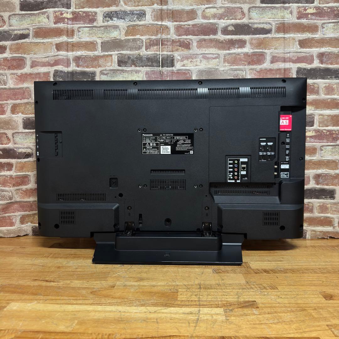 パナソニック 43V型 4K 液晶テレビ VIERA TH-43FX750