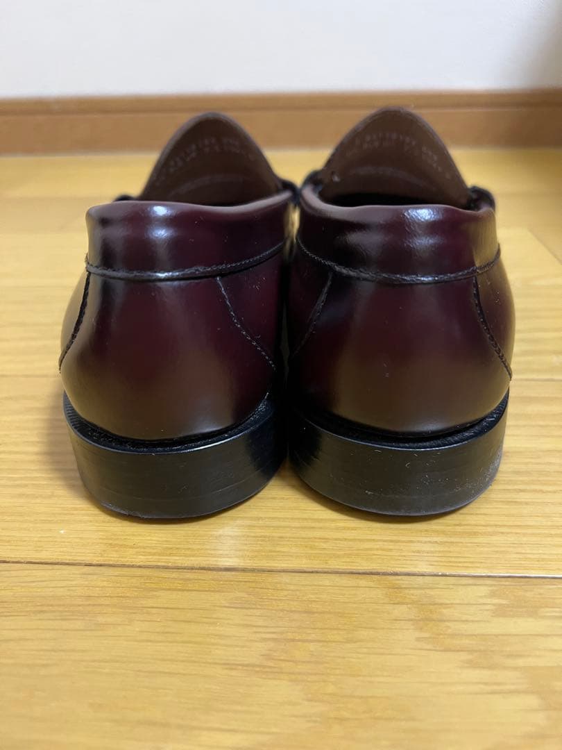 ローファーメンズ 27 G.H.Bass ジーエイ チバス 本革 レザー茶色