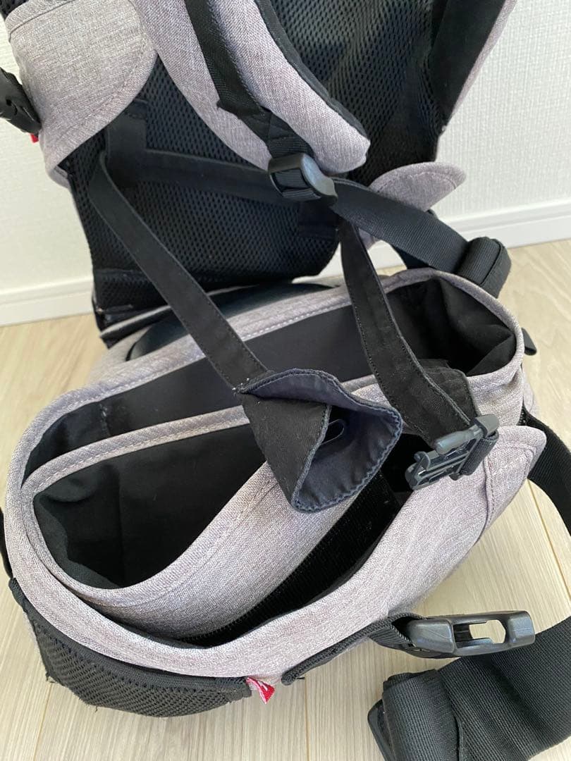 【正規代理店で購入】miamily HIPSTER PLUS 抱っこひも グレー