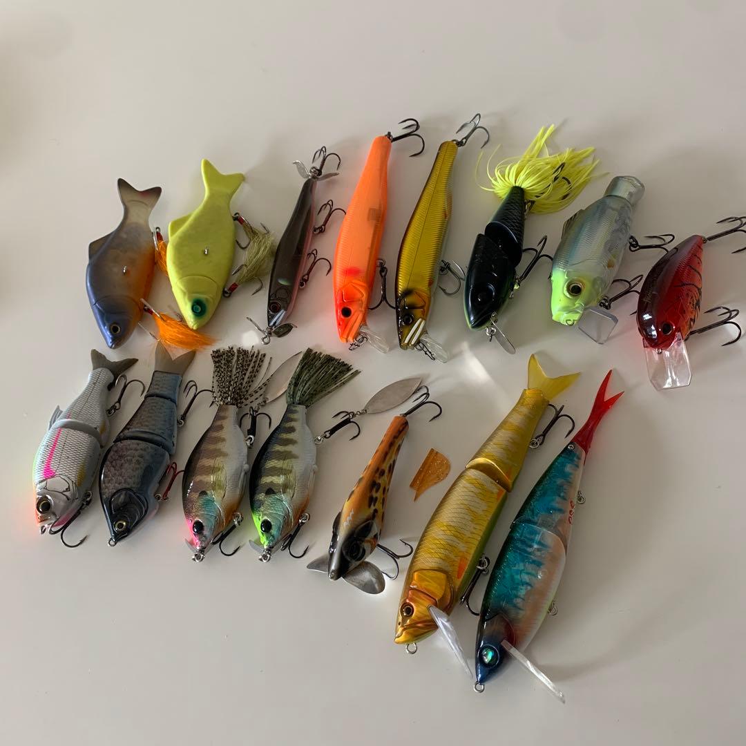 釣*楽様 漢！！バス釣りボックスセット　ルアーセット　ワームセット　検　バス釣り