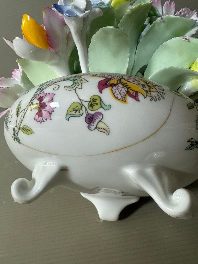 2504 ミントン　ハドンホール　陶花　フローラル