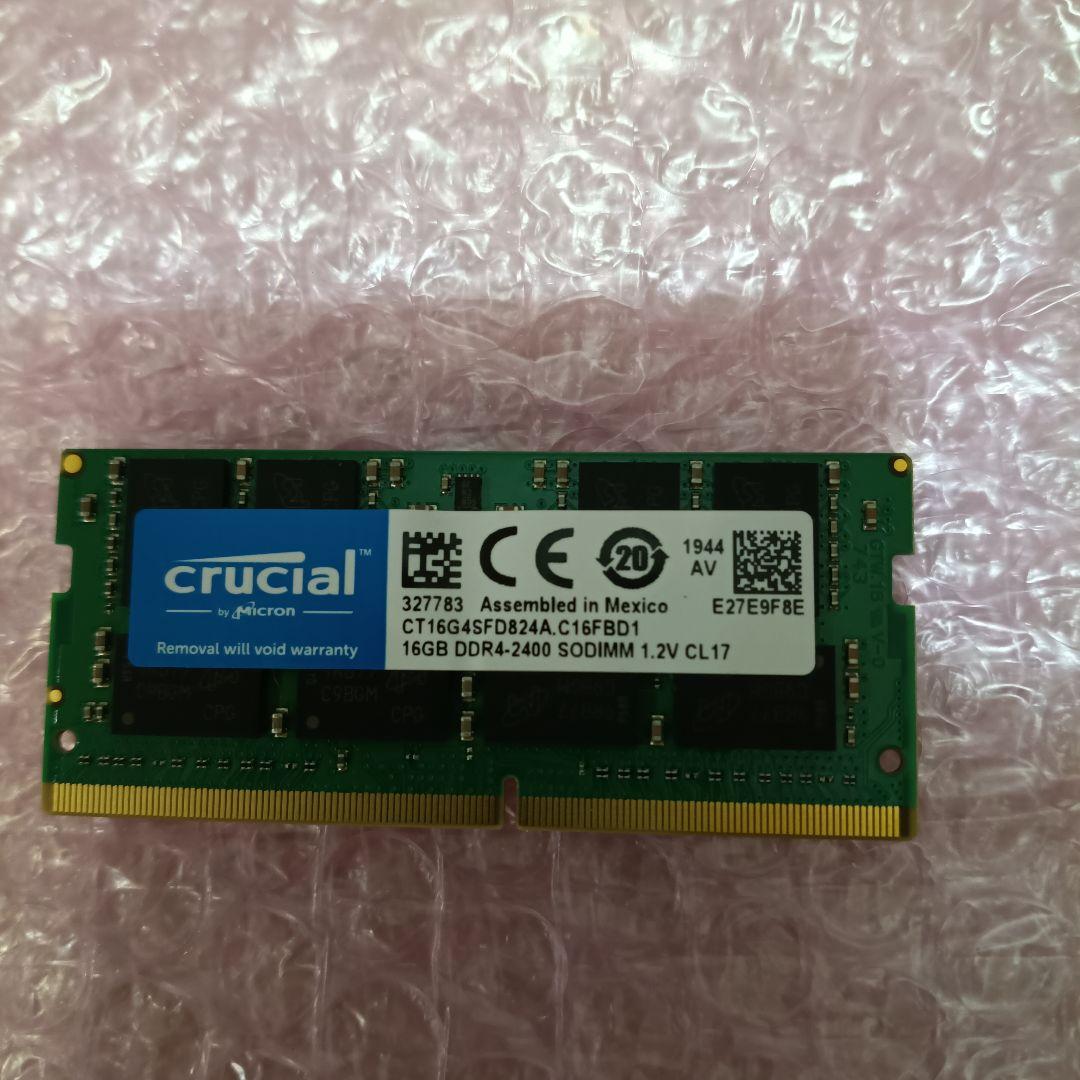 16GBメモリ DDR4-2400 4枚