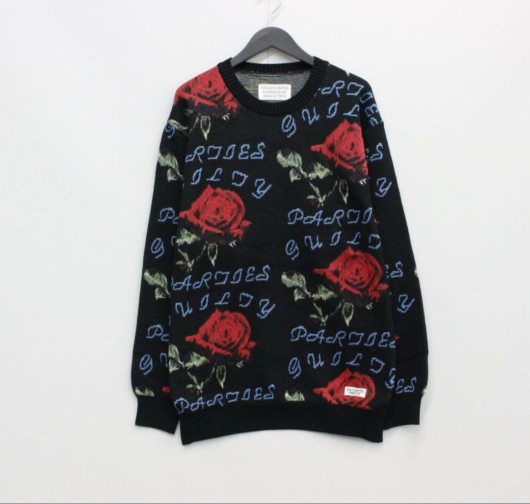 N*d様 最安‼️WACKOMARIA FLOWER JACQUARD SWEA