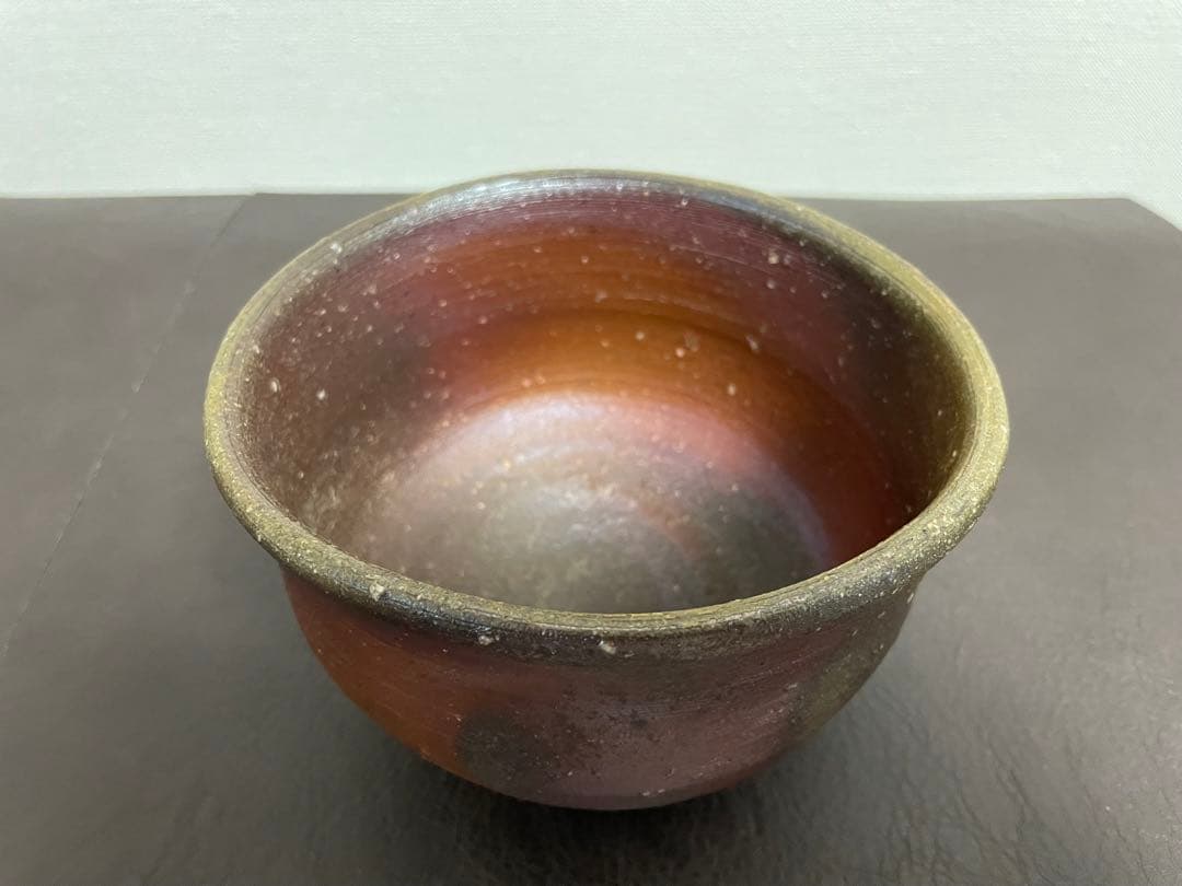 藤原建　備前茶碗　共箱　茶道具