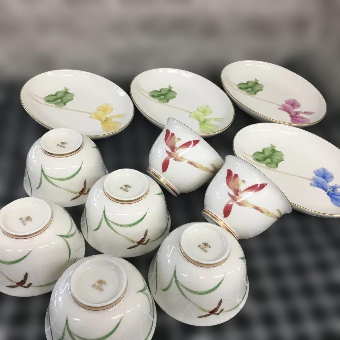 香蘭社　コウランシャ　花柄陶磁器食器まとめ売り11点