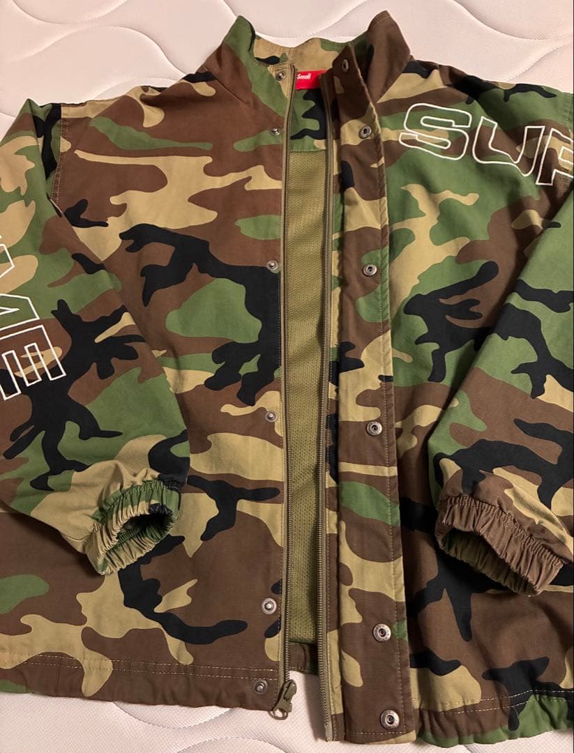 Spellout Embroidered Ripstop Track ジャケット
