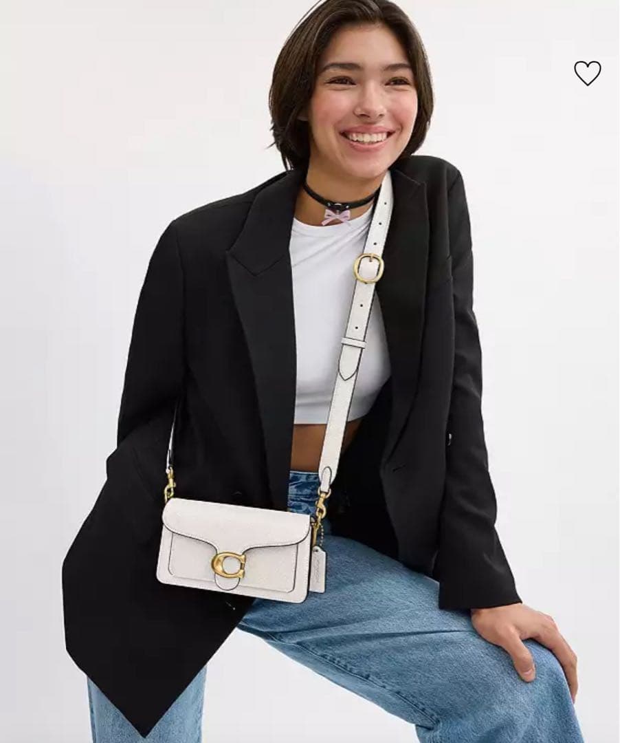 COACH ショルダーバッグ ホワイト レザー
