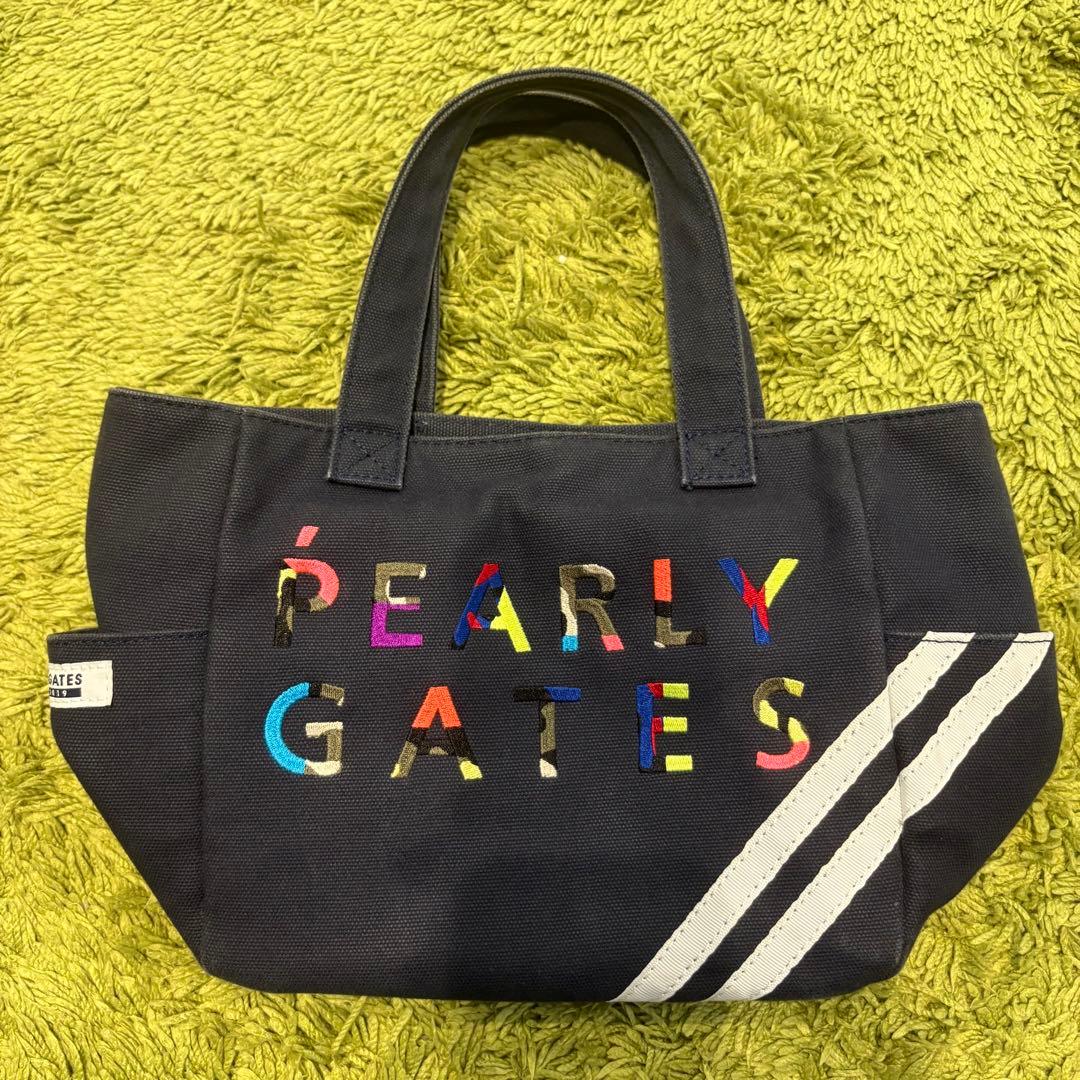 パーリーゲイツ PEARLYGATES カートバッグ ラウンドバッグ ワッペン