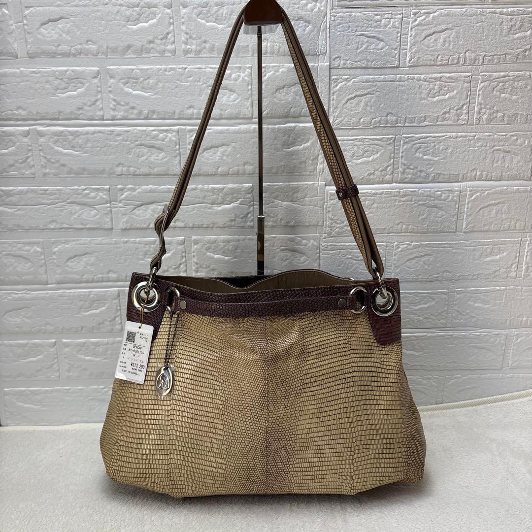 【未使用✨定価313,200円】JRA認定 リザード ショルダーバッグ トカゲ革