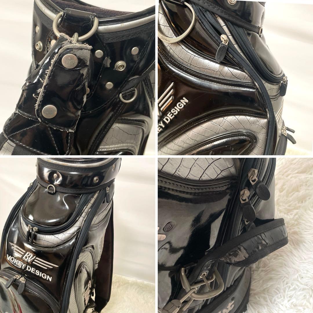 限定✨タイトリスト VOKEI DESIGN クロコ型押し 切替 キャディバッグ