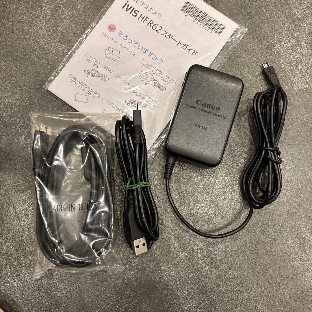 Canon IVIS HF R62 ビデオカメラ