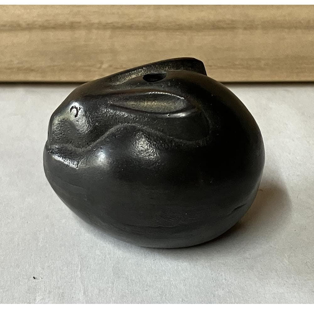 p037 雅覧堂 鋳銅 兎 水滴 共箱 うさぎ ウサギ 書道具 茶道具