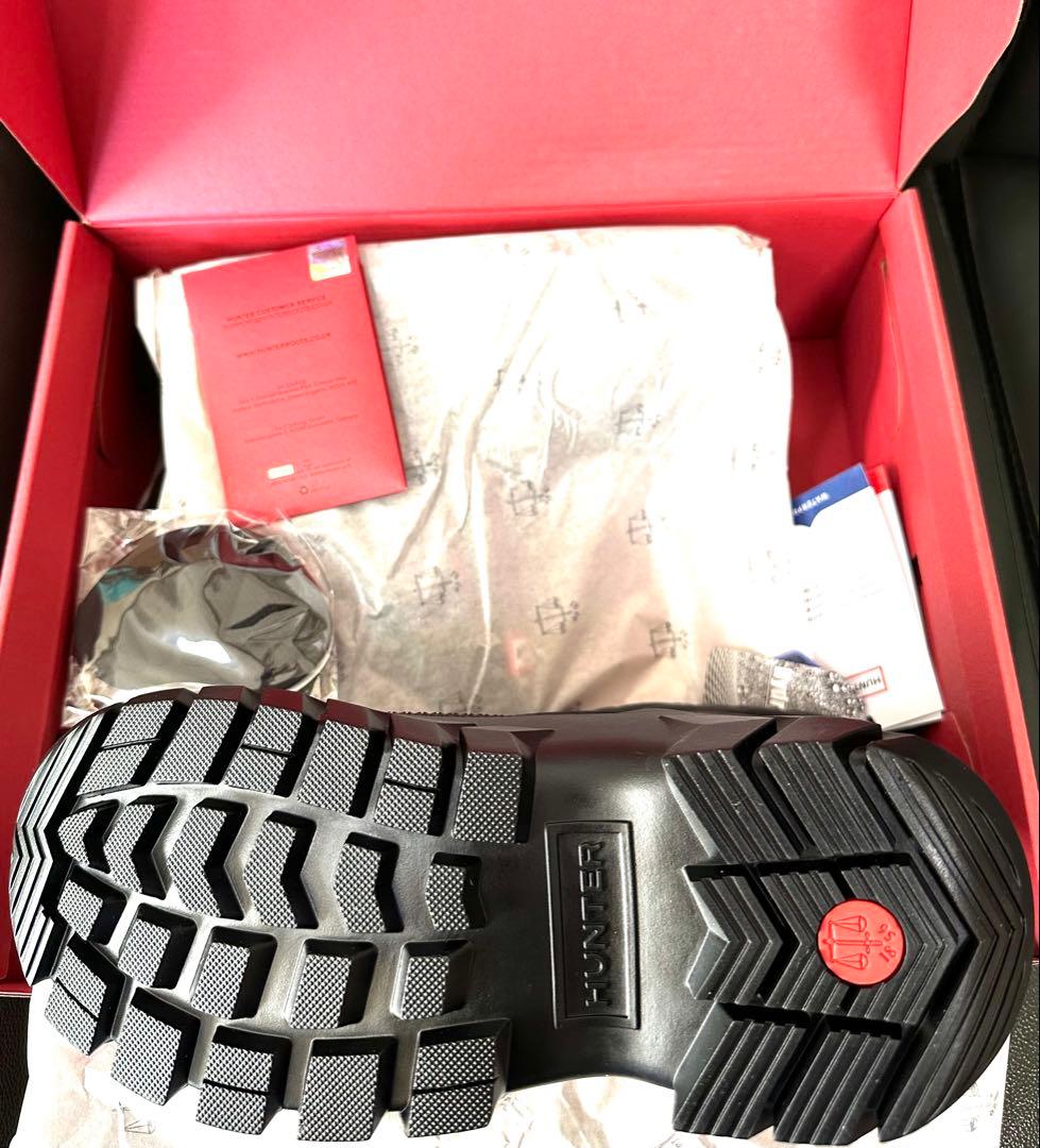 新品超人気 HUNTER スノーブーツ ショート (24cm) 防水防寒