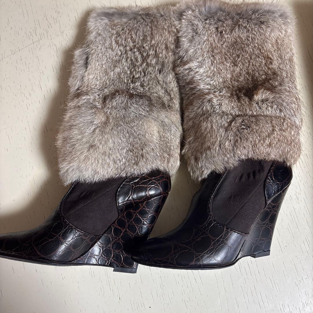 Giuseppe Zanotti ファーブーツ