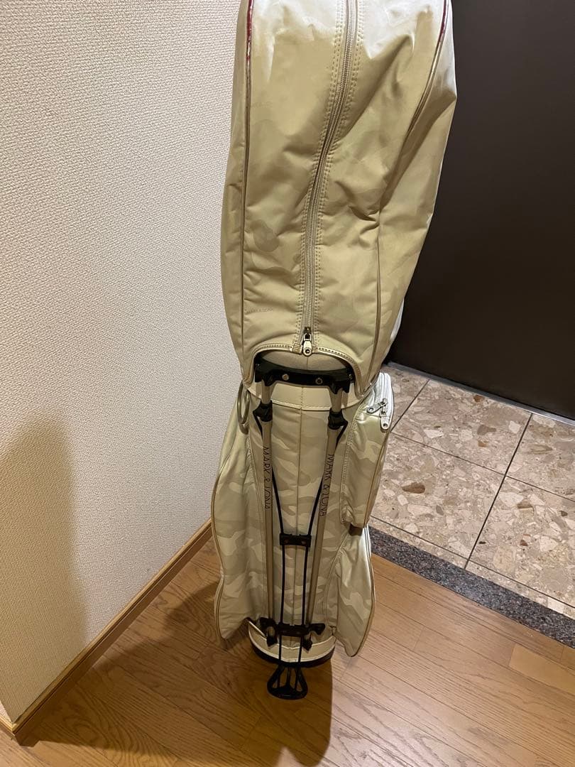 マークアンドロナ　ゴルフキャディバッグ　ホワイトカムフラージュ