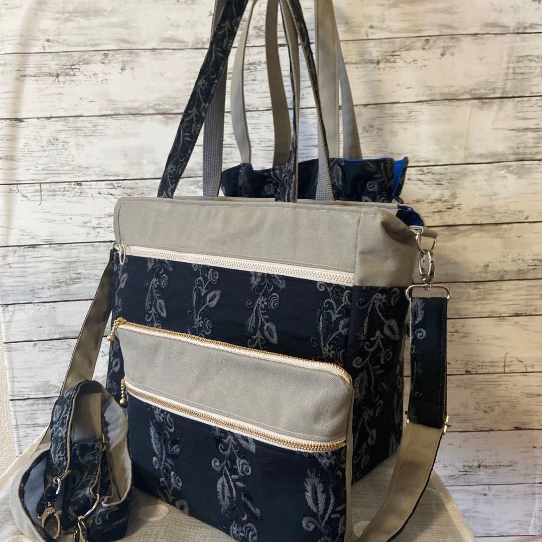 レディーストートバッグ＆巾着ハンドメイド