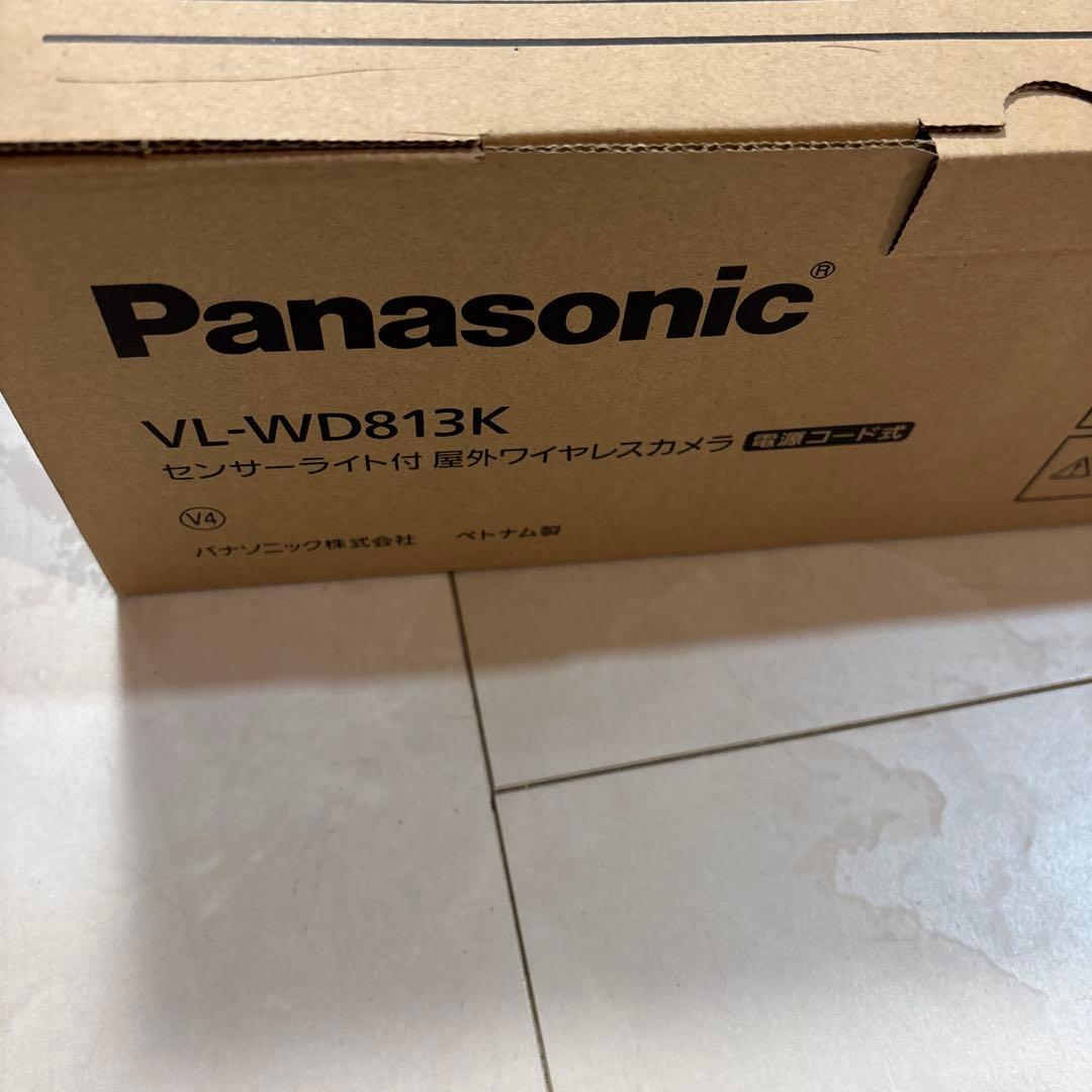パナソニック　センサーライト付き屋外ワイヤレスカメラ　VL-WD813K