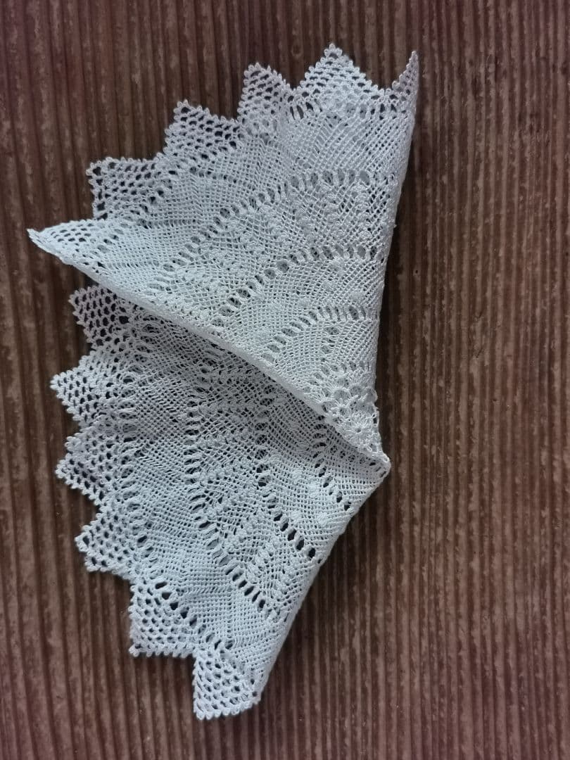 ヴィンテージ アルメニアン&タティング&クロシェレース 花型/星型ドイリー 細雪