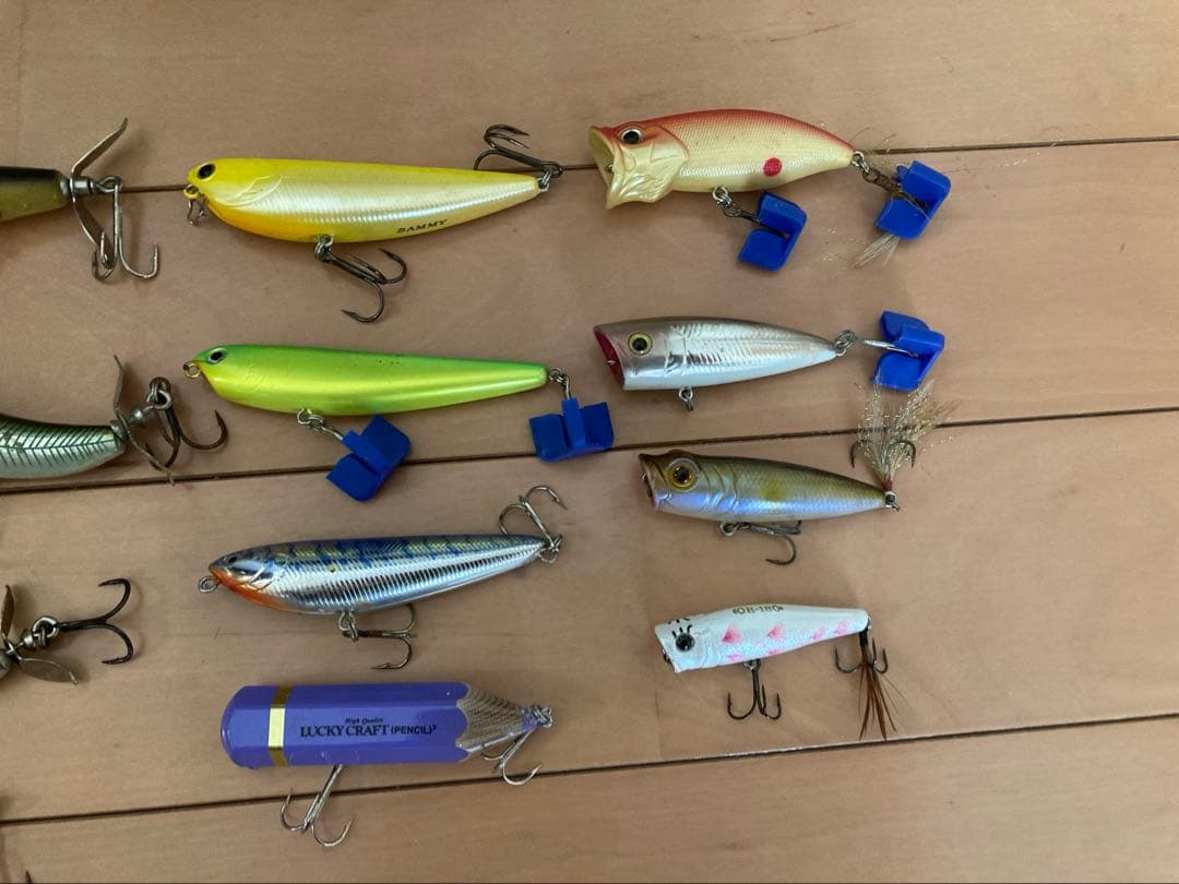 ▪️バス釣り引退品　ルアー、ワーム、フック、ライン、タックルボックス等 全部込み