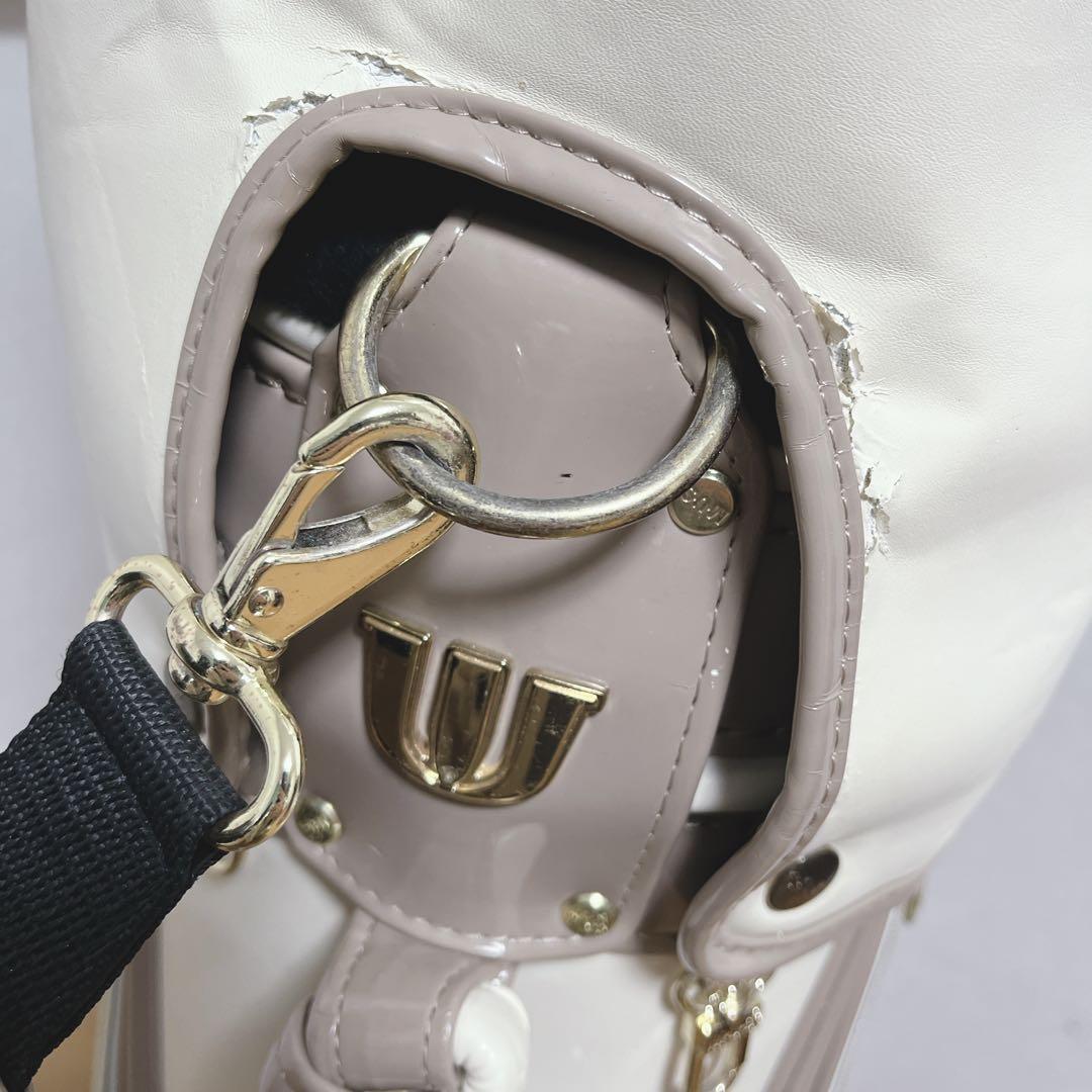 K123 M.USPORTS ミエコウエサコ お洒落 キャディバッグ