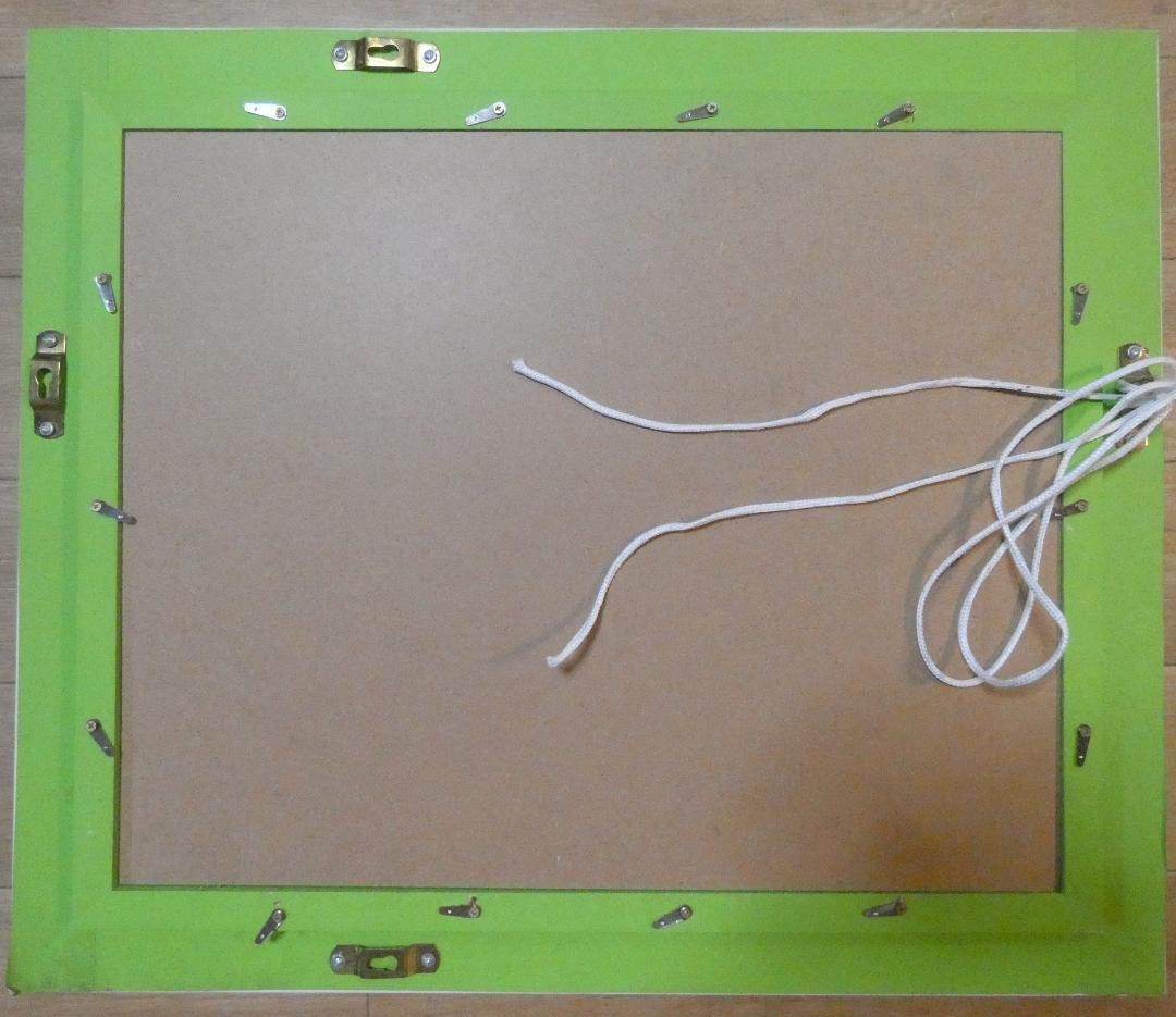 水心流弘道館林霊山 　千住博「風景」 サインF6サイズ額装済み 肉筆手描き