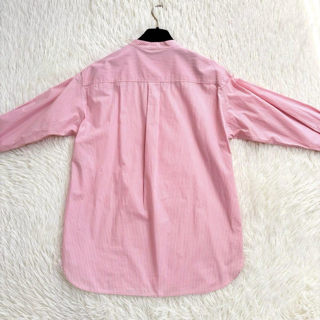 23区 CANCLINI バンドカラーシャツ 2024SS ピンク 新品　M