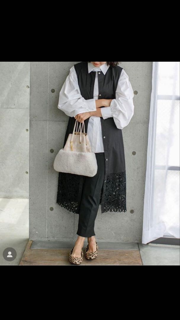 Charmant sac x BLUELEA ハンドバッグ グレー