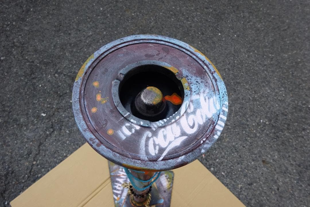 ヴィンテージ レトロなスモーキングスタンド 灰皿 アッシュトレイ 煙草