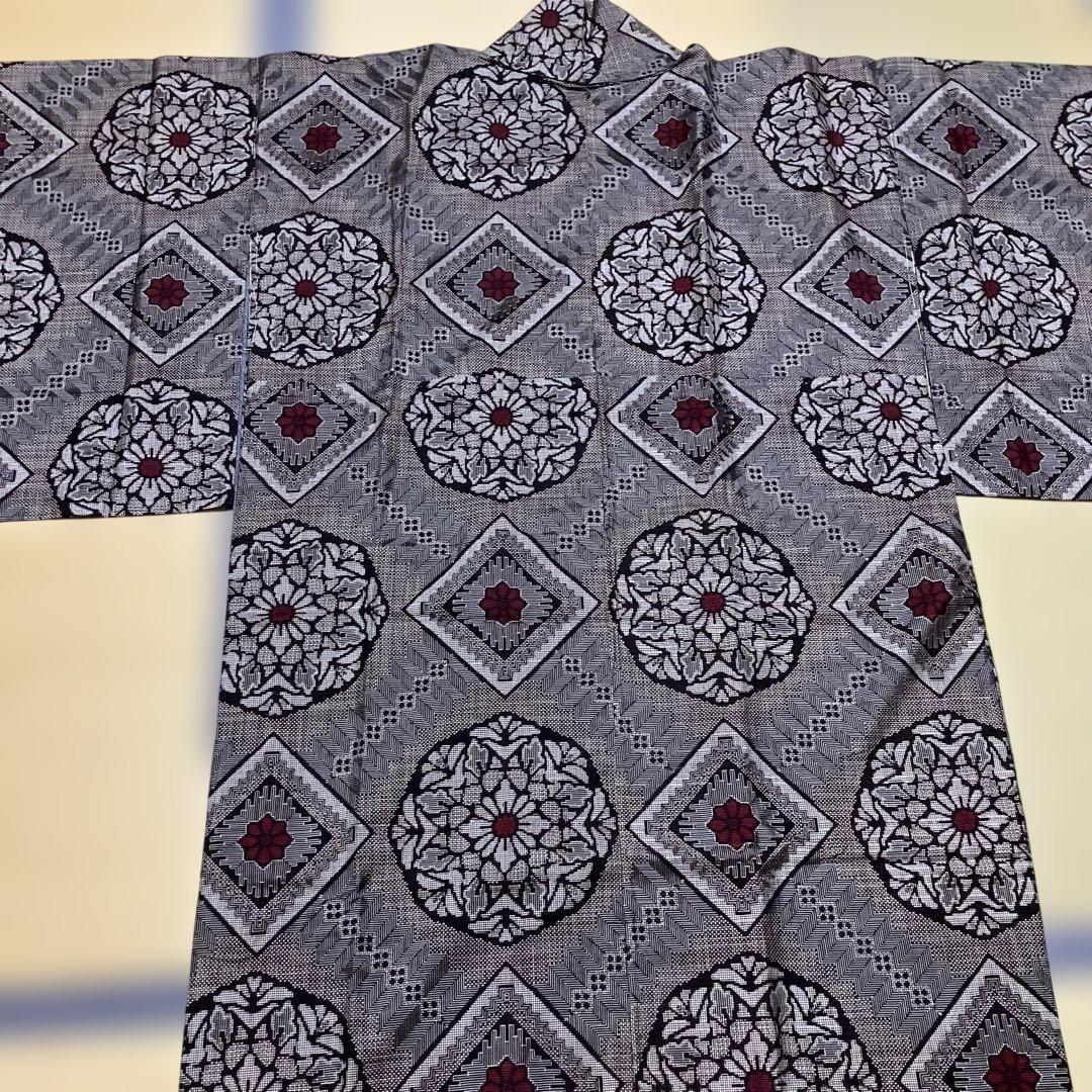 【最終値引】本場大島紬　龍郷大島　紬　正絹　泥染め　ヴィンテージ