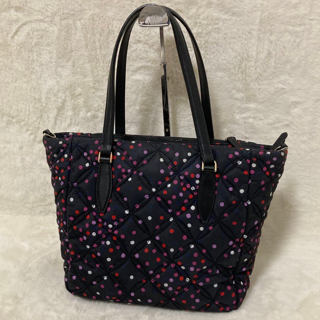 美品 ケイトスペード ショルダーバッグ キルティング 2way ジェイ ドット