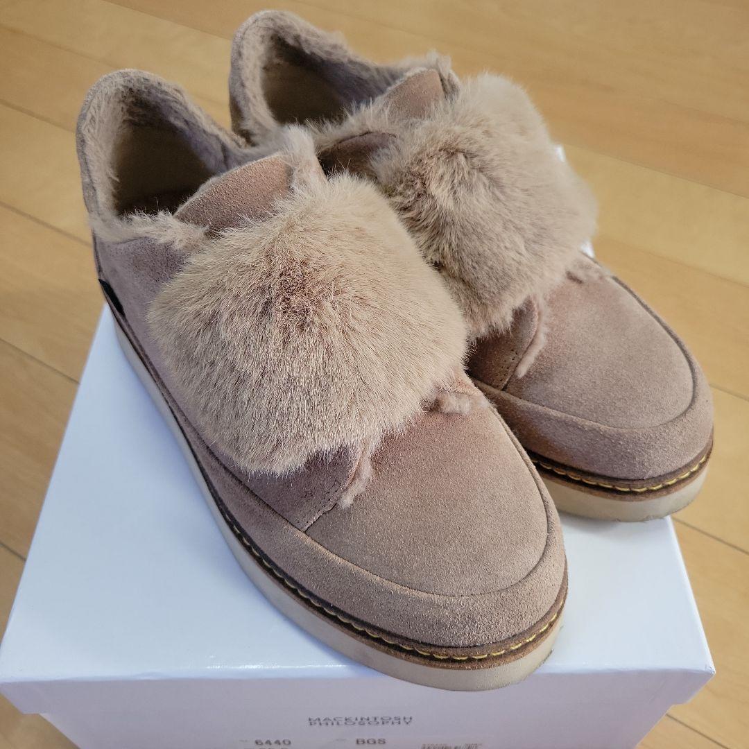 マッキントッシュ フィロソフィー 　本革　厚底シューズ　23cm