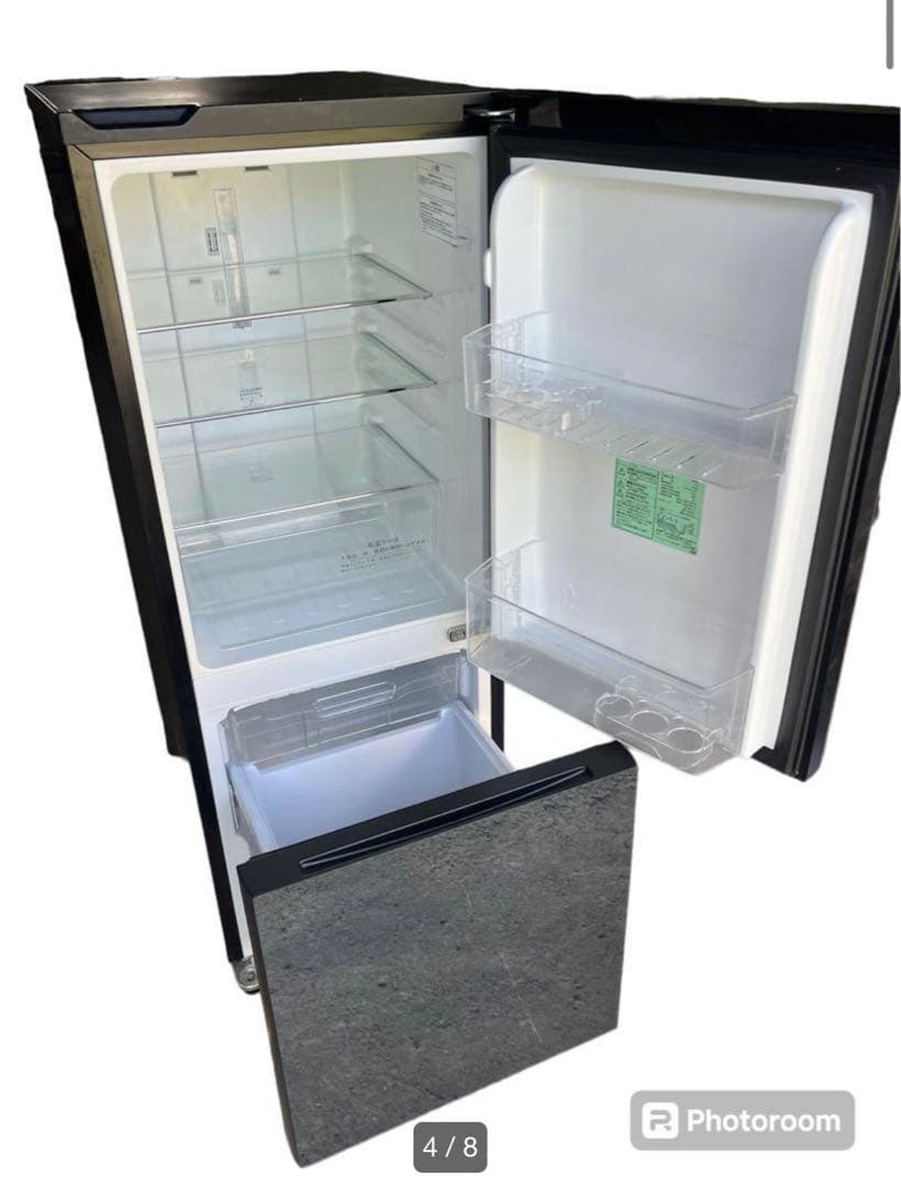 Hisense ハイセンス 冷凍冷蔵庫 HR-G1501EM ミラー