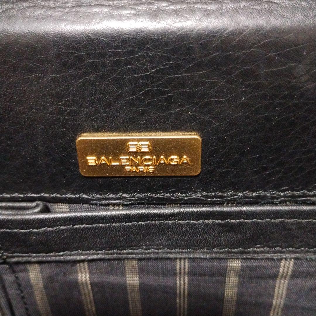 バレンシアガ ビジネスバッグ ダイヤル式 ブラック A4収納可能