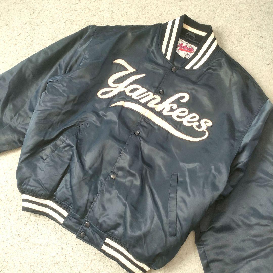 New York ヤンキース スタジャン ナイロン ネイビー starter