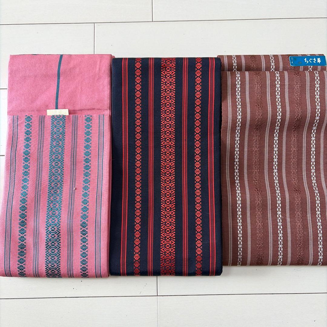 ■S31■半幅帯　22点セット■大量まとめて売り■未使用品～汚れ有　半巾帯小袋帯