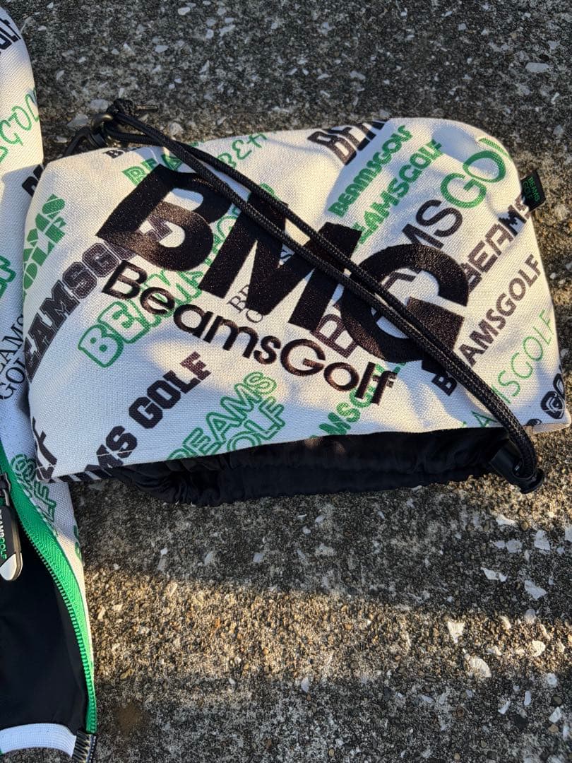 BEAMS GOLF キャディバッグ・ヘッドカバーセット　マルチロゴ　ビームス
