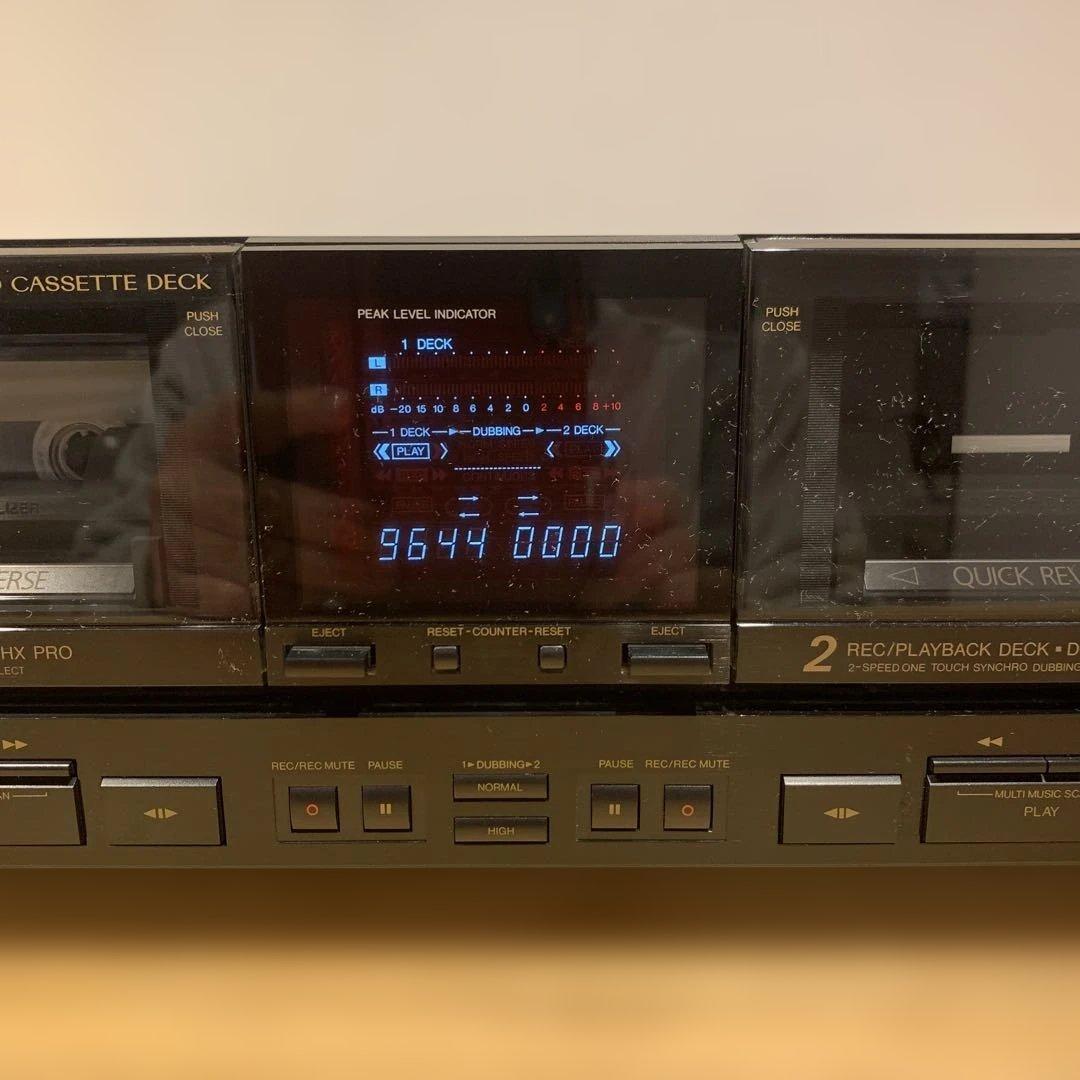 希少Victor TD-WR531 ツインリバースステレオカセットデッキ 動作品