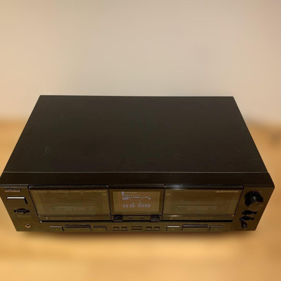希少Victor TD-WR531 ツインリバースステレオカセットデッキ 動作品