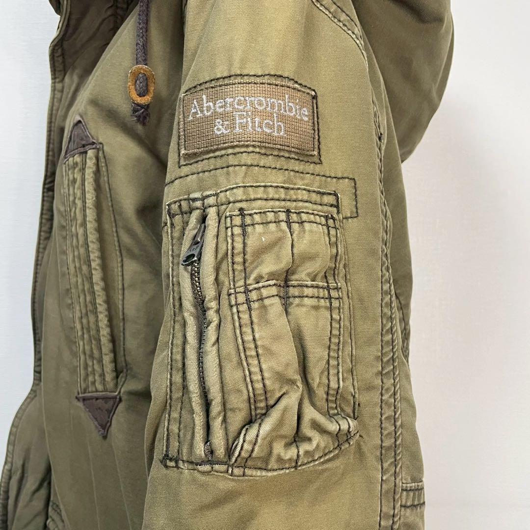 y2k❤️ 00s Abercrombie & Fitch ファー付 モッズコート