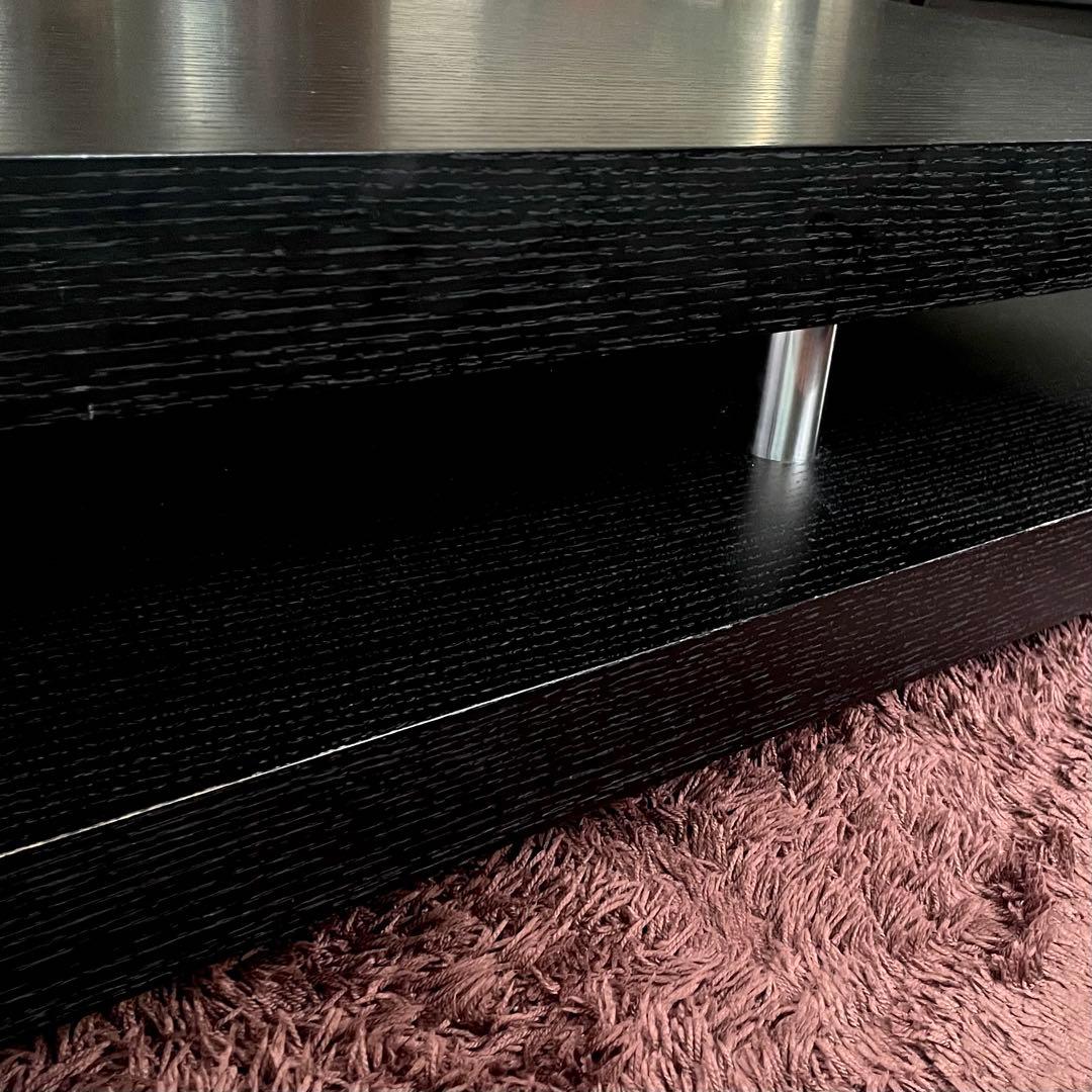 センターテーブル/ローテーブル センブラック ウォールナット 北欧モダン長方形