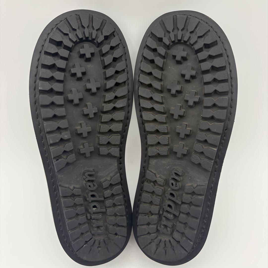 trippen Yen イェン レザースリッポン 黒 37 23.5 サイドゴア