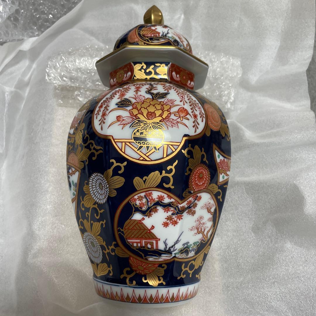 古伊万里　沈香壺　新品未使用品　琳派