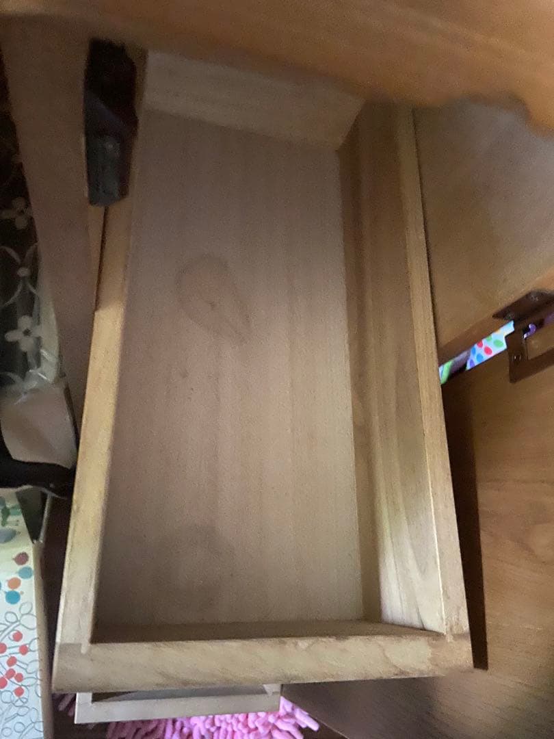 美品 送料込み 三面鏡のドレッサー 化粧台　IDC大塚家具 エレガント