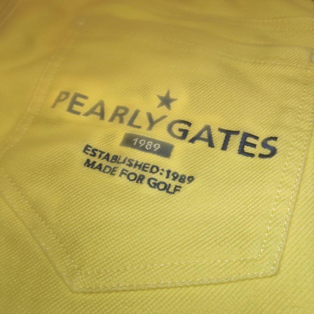 ★PEARLY GATES ★イエロー スリムフィット暖パンツ