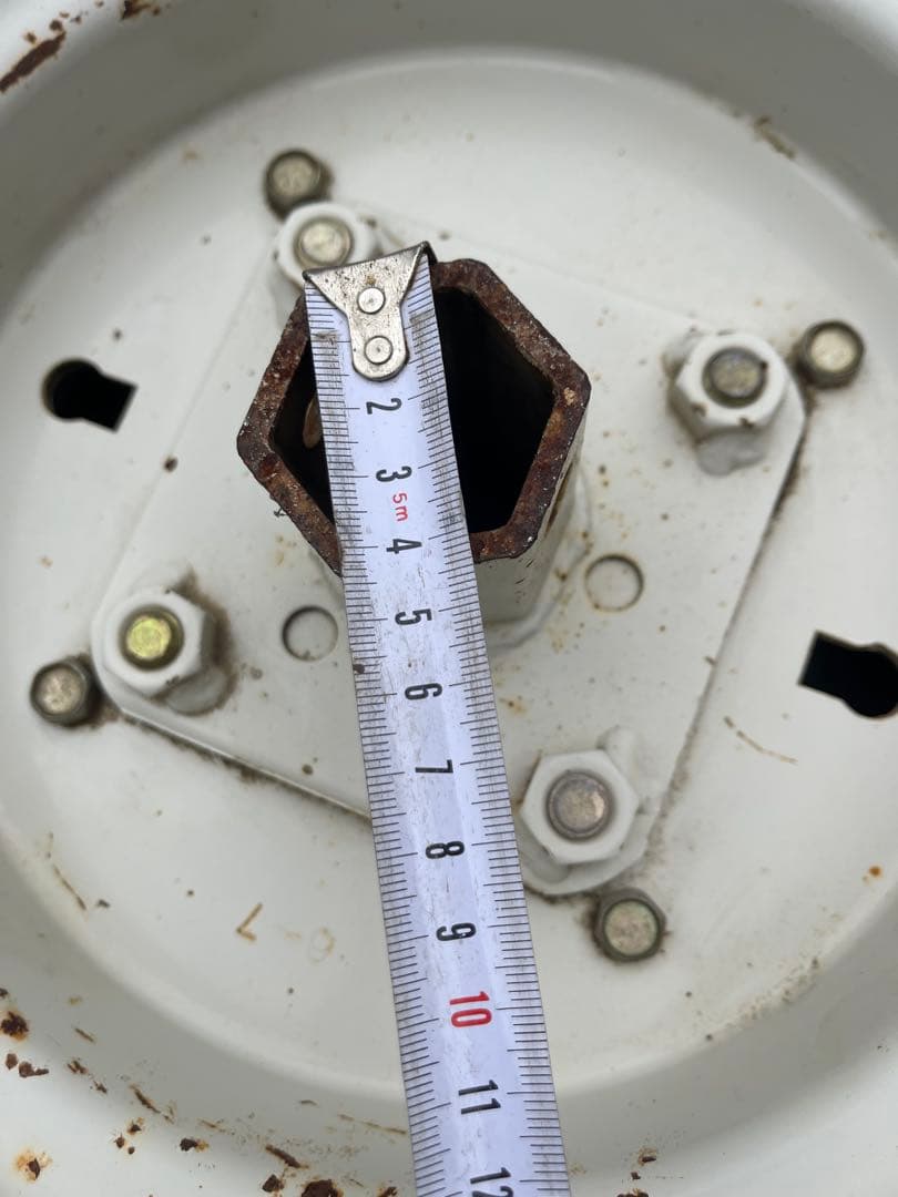 管理機用 タイヤ 2本セット 六角軸 耕運機ホイール付き パーツ 部品 中古