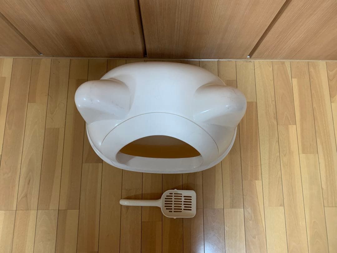 猫耳型 ♡ 猫用トイレ