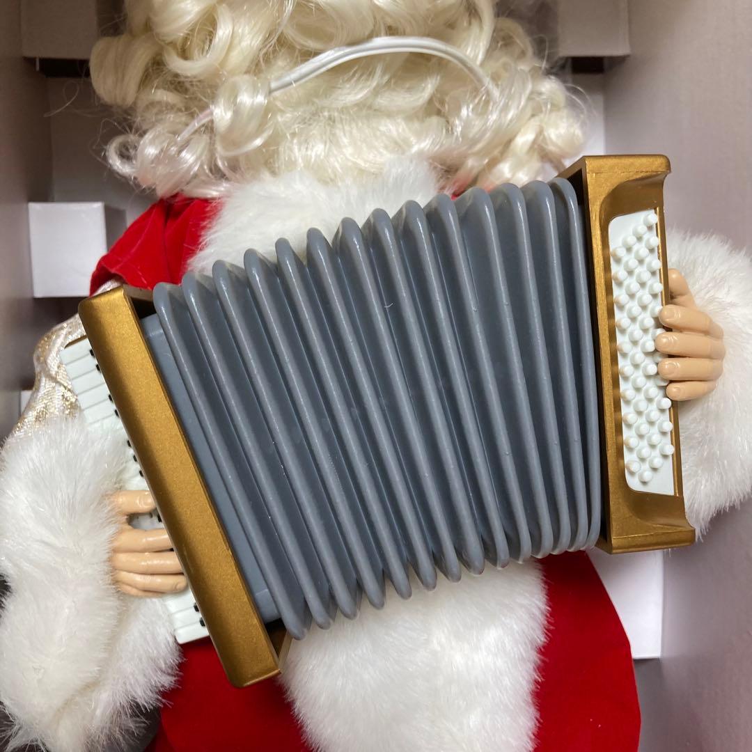 動作未確認　動く人形　ACCORDION　SANTA　アコーディオン　サンタ人形