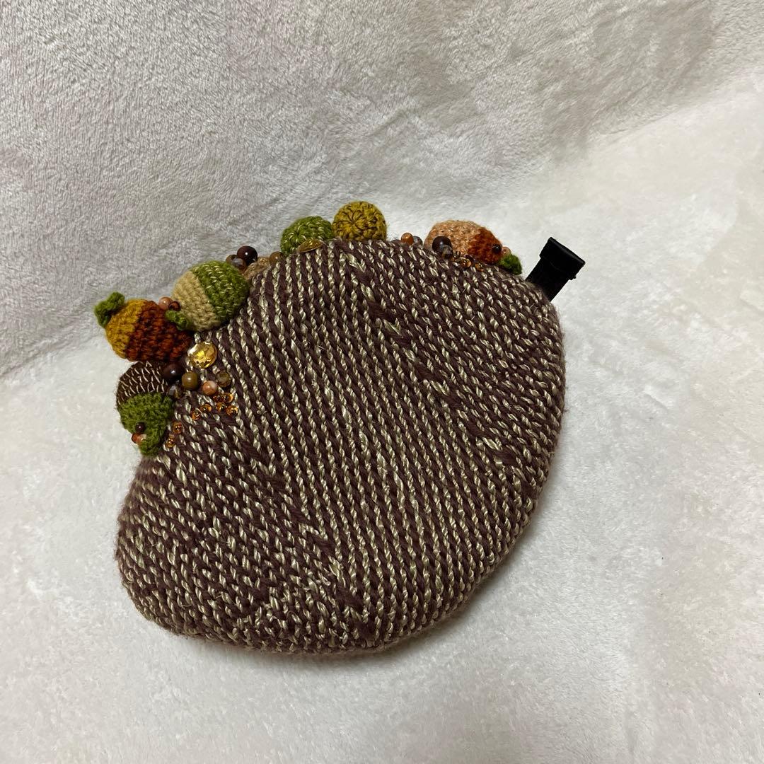 ミクサージュ mixage カゴバッグ 木の実 キラキラ ビジュー 個性的