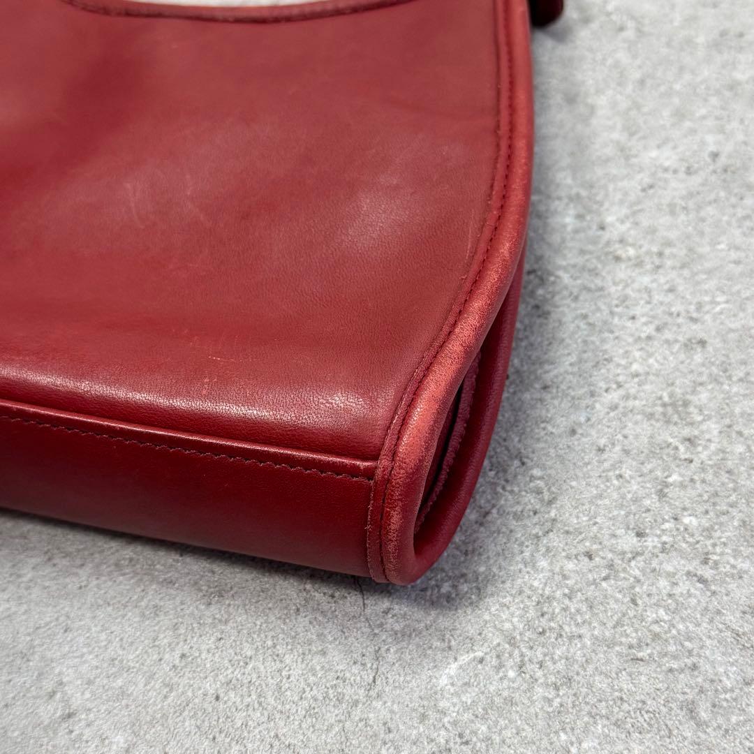 90s USA製 オールドコーチ ハンドバッグ 4106 レッド